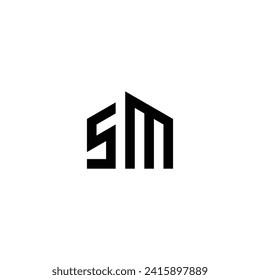 Logo sm initial sm company group digital