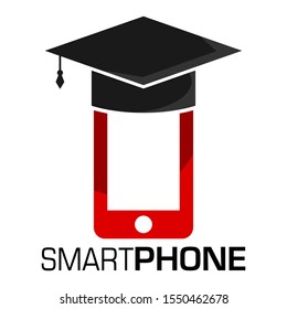 Logo smart phone illustration vector