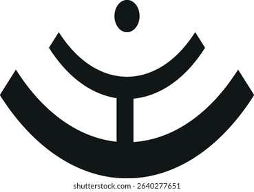 Logo of a smiling person conveying positivity and friendliness