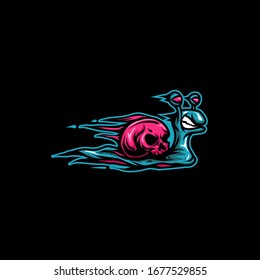 Vector de ilustración del cárter del logotipo