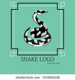 THE LOGO OF THE SNAKE CONTAINING THE TONGUE