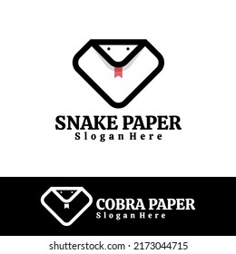 logo Snake paper creative art