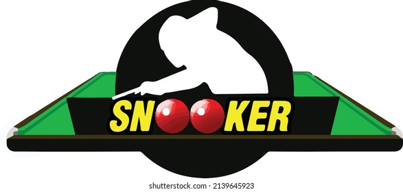 logo for snooker from illustration.