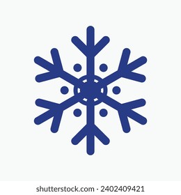 Logo snow line art logo vector concept illustration template winter icon design