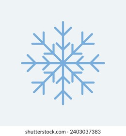 Logo de la línea de nieve logotipo ilustración de la ilustración del vector diseño de icono de invierno