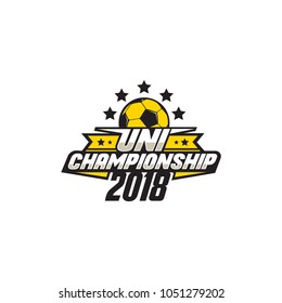 logo soccer design. vector illustration