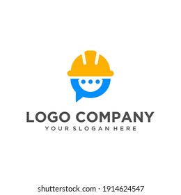 Logo social media workers, chatting, chat, logo designs, logo company