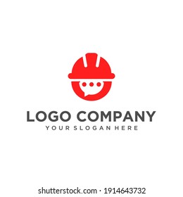 Logo social media workers, chatting, chat, logo designs, logo company