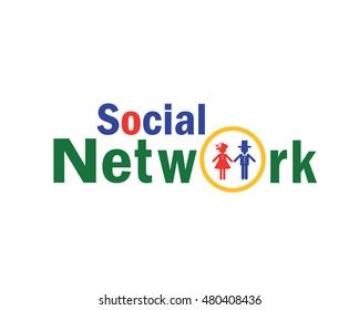 The logo of social networking