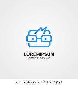 logo socks vector line icon. Simple element illustration. Can be used for web and mobile - Vector