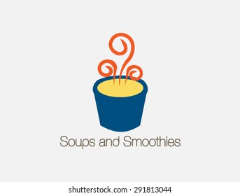 Logo for soft foods brand, soup places,  delivery service etc