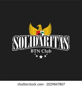 SOLIDARIDAD DE LOGO CON ICONO DE GARUDA