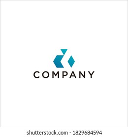 logo for some of technology and information technology company. This logo contain A letter for with some IT.