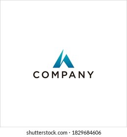 logo for some of technology and information technology company. This logo contain A letter for with some IT.