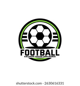 logo soocer emblema. vetor futebol esporte logotipo.