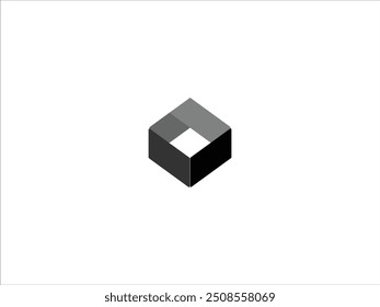 The logo is a sophisticated and modern abstract design, characterized by its minimalist yet impactful composition. It features a harmonious blend of geometric shapes.