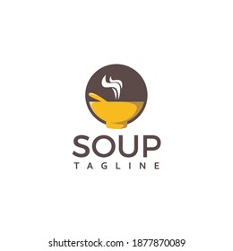 Logo Soup Design Vector Illustration