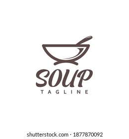 Logo Soup Design Vector Illustration