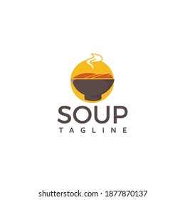 Logo Soup Design Vector Illustration