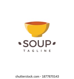 Vektorgrafik des Logo-Soup-Designs