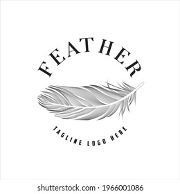 Logo Spa, Feather Illustration vector