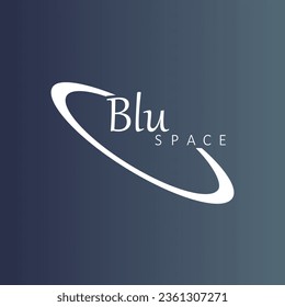A logo for Space Agency, spacecraft, space, si fi, science project.