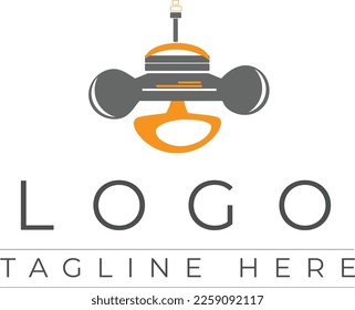 LOGO SPACESHIP UFO BUSINESS INDENTITY