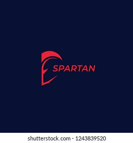 Logo with spartan warrior