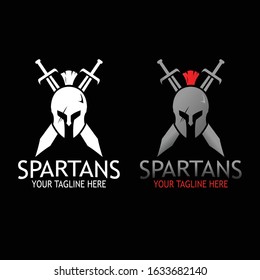 Logo Spartans or Titans template dowload full vector