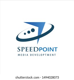 Logo speed , business, consulting,simple
