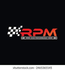Vector de diseño de velocidad rpm para el estilo automotriz