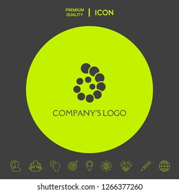 The logo is a spiral, a spiral chain of circles, the shell - is a symbol of development, enlightenment and wisdom.