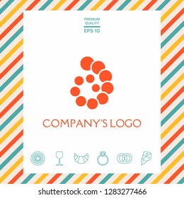 The logo is a spiral, a spiral chain of circles, the shell - is a symbol of development, enlightenment and wisdom.