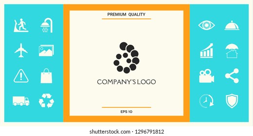 The logo is a spiral, a spiral chain of circles, the shell - is a symbol of development, enlightenment and wisdom.