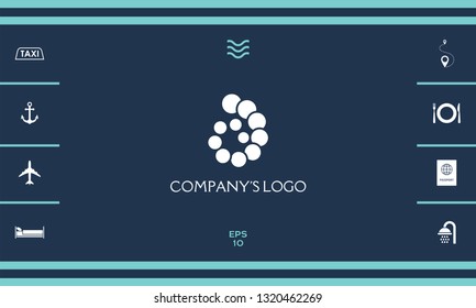 The logo is a spiral, a spiral chain of circles, the shell - is a symbol of development, enlightenment and wisdom.