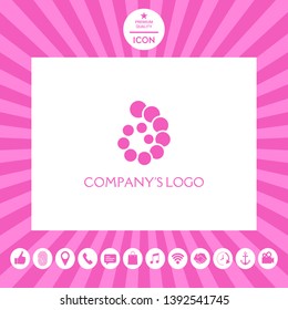 The logo is a spiral, a spiral chain of circles, the shell - is a symbol of development, enlightenment and wisdom.