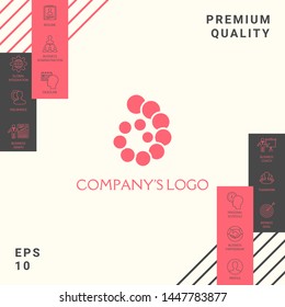 The logo is a spiral, a spiral chain of circles, the shell - is a symbol of development, enlightenment and wisdom.