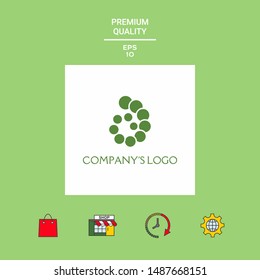 The logo is a spiral, a spiral chain of circles, the shell - is a symbol of development, enlightenment and wisdom.