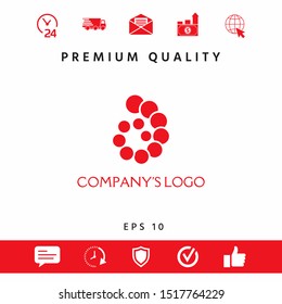 The logo is a spiral, a spiral chain of circles, the shell - is a symbol of development, enlightenment and wisdom.
