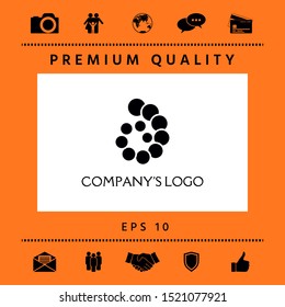 The logo is a spiral, a spiral chain of circles, the shell - is a symbol of development, enlightenment and wisdom.