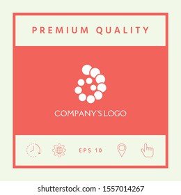 The logo is a spiral, a spiral chain of circles, the shell - is a symbol of development, enlightenment and wisdom.