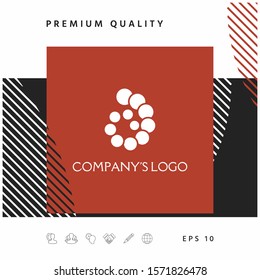 The logo is a spiral, a spiral chain of circles, the shell - is a symbol of development, enlightenment and wisdom.