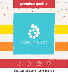 The logo is a spiral, a spiral chain of circles, the shell - is a symbol of development, enlightenment and wisdom.