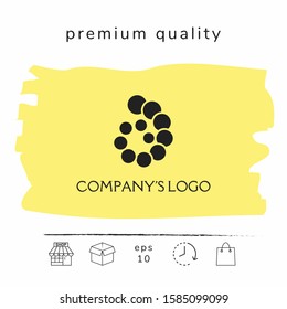 The logo is a spiral, a spiral chain of circles, the shell - is a symbol of development, enlightenment and wisdom.