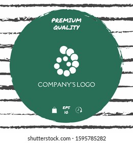 The logo is a spiral, a spiral chain of circles, the shell - is a symbol of development, enlightenment and wisdom.