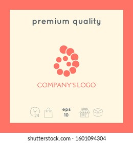 The logo is a spiral, a spiral chain of circles, the shell - is a symbol of development, enlightenment and wisdom.