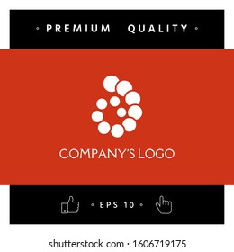 The logo is a spiral, a spiral chain of circles, the shell - is a symbol of development, enlightenment and wisdom.