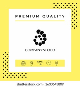 The logo is a spiral, a spiral chain of circles, the shell - is a symbol of development, enlightenment and wisdom.