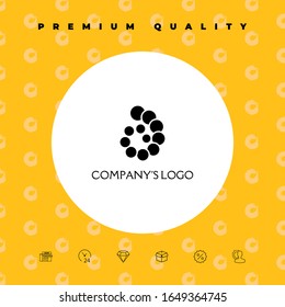 The logo is a spiral, a spiral chain of circles, the shell - is a symbol of development, enlightenment and wisdom.