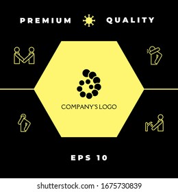 El logo es una espiral, una cadena espiral de círculos, la concha - es un símbolo de desarrollo, iluminación y sabiduría.